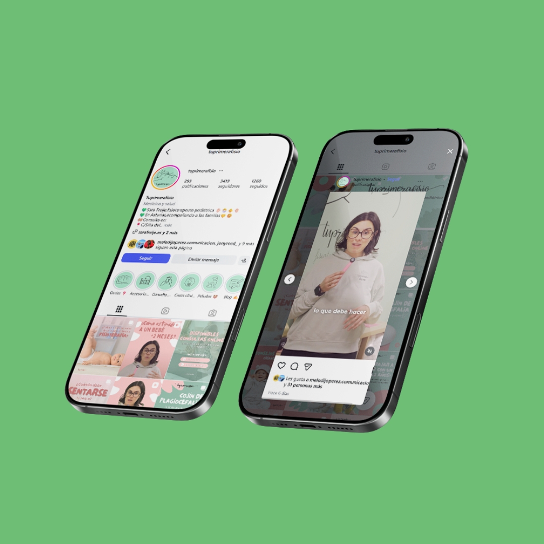 Tu primera fisio gestión de redes sociales | Melodijopérez agencia de comunicación rural en Asturias