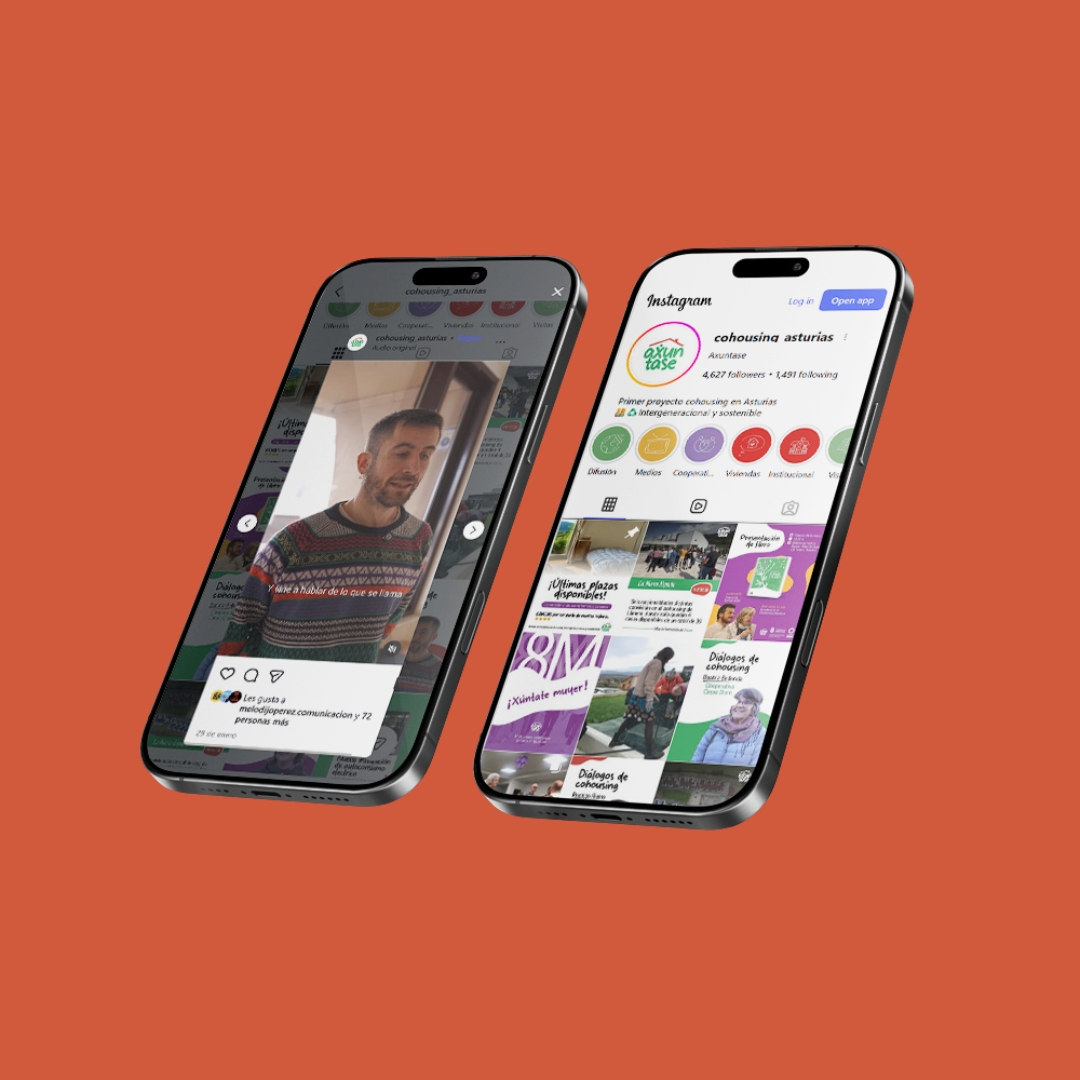 Axuntase gestión de redes sociales | Melodijopérez agencia de comunicación rural en Asturias