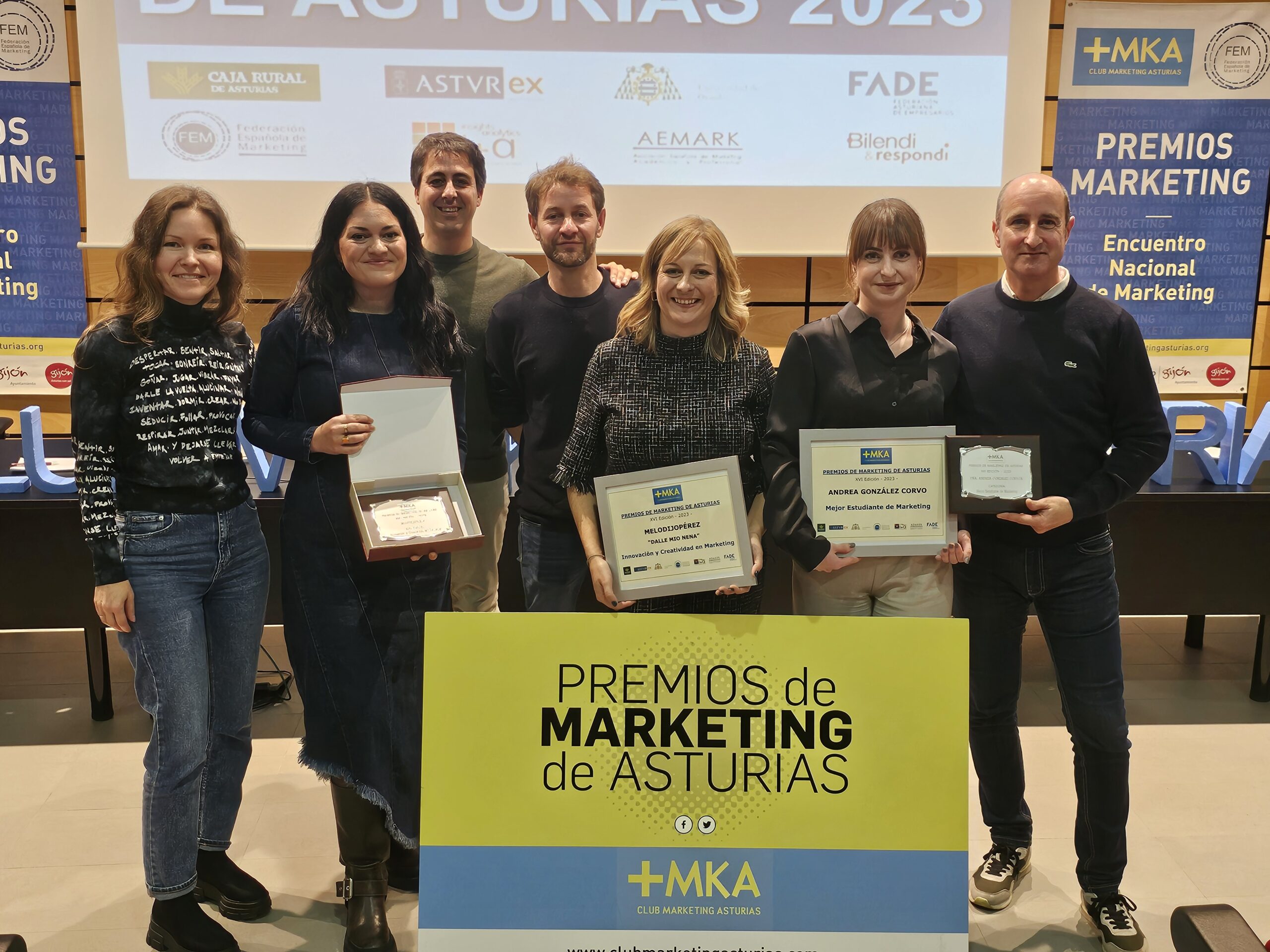 Melodijopérez recibe el Premio a la Innovación y Creatividad en Marketing en los XVI Premios de Marketing de Asturias