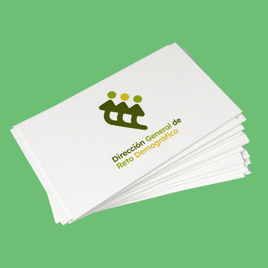 Dirección General de Reto Demográfico identidad gráfica | Melodijopérez agencia de comunicación rural en Asturias