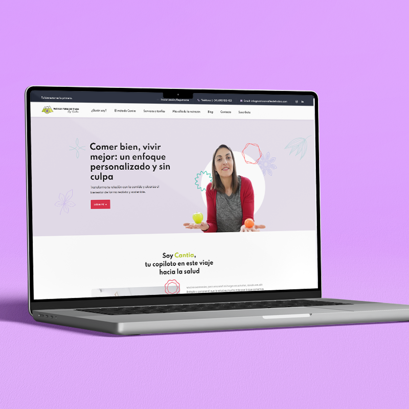 Nutrición Valles del Trubia desarrollo web | Melodijopérez agencia de comunicación rural