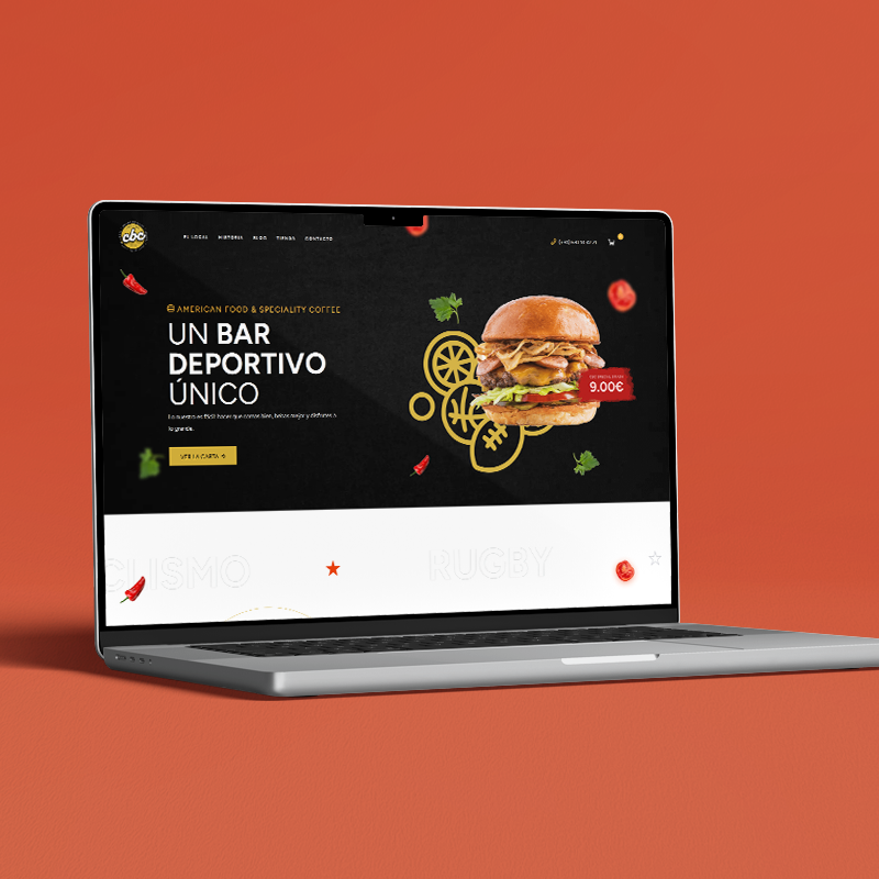 CBC Sports Bar desarrollo web | Melodijopérez