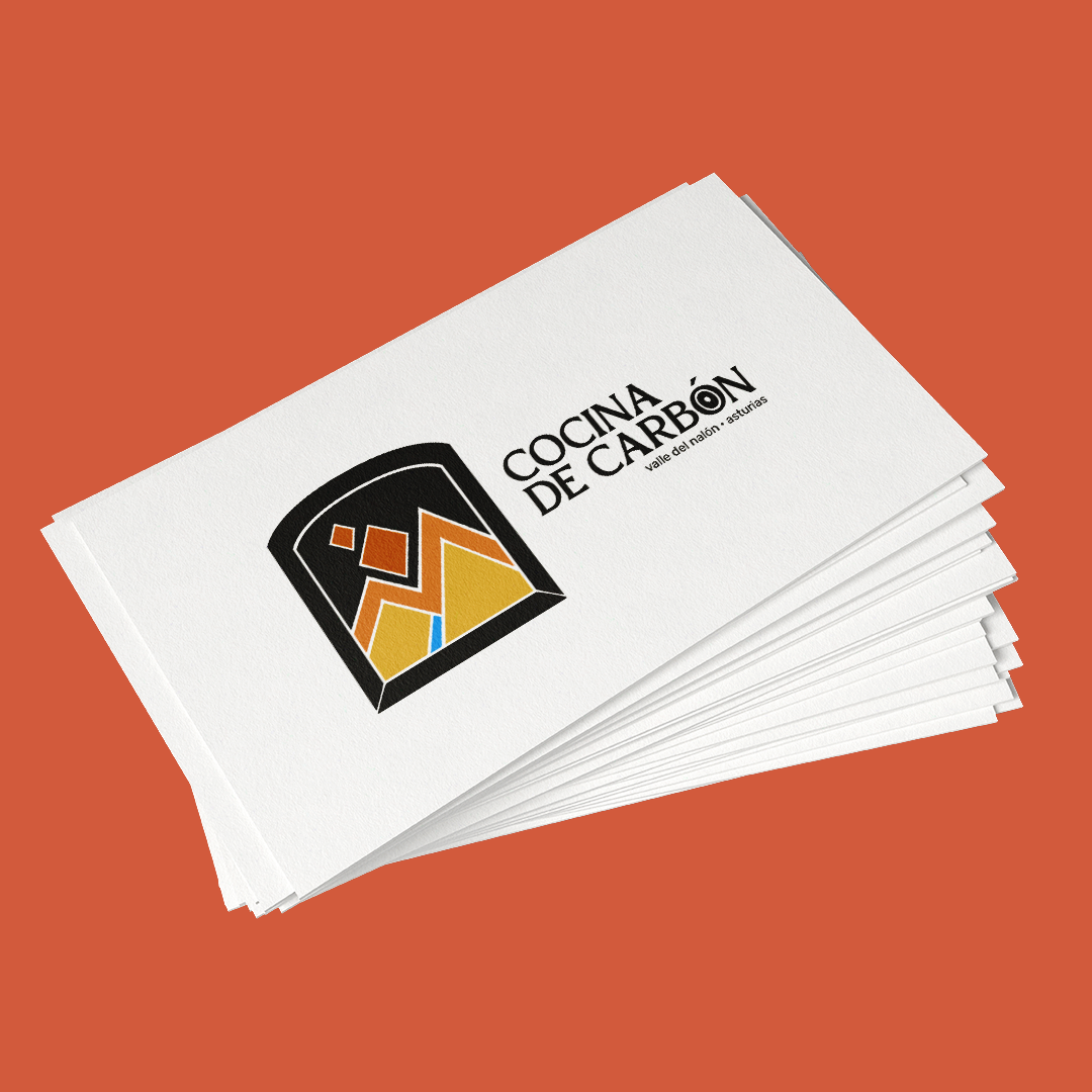 Cocina de Carbón identidad gráfica | Melodijopérez agencia de comunicación rural en Asturias