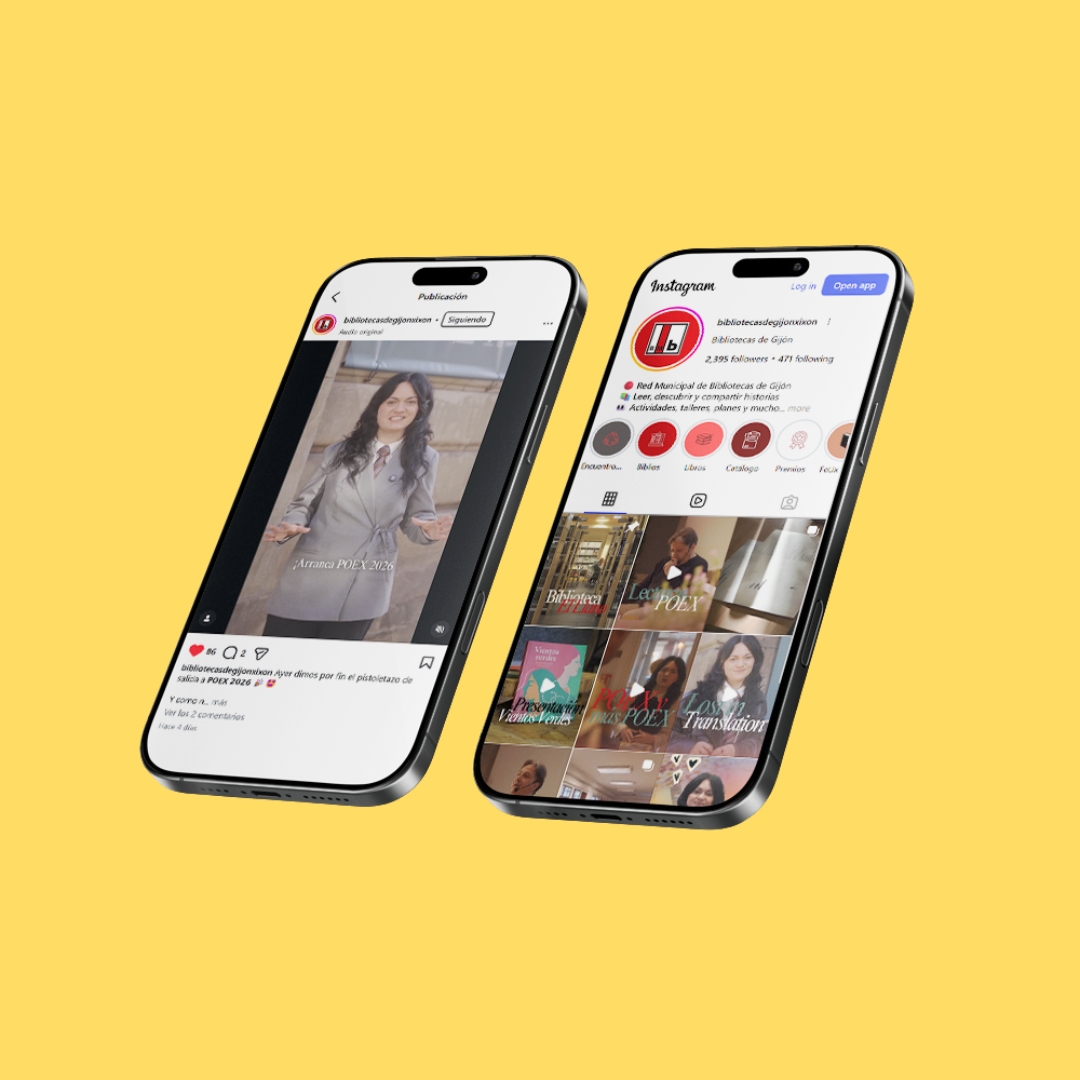 Red de Bibliotecas de Gijón/Xixón redes sociales | Melodijopérez agencia de comunicación rural