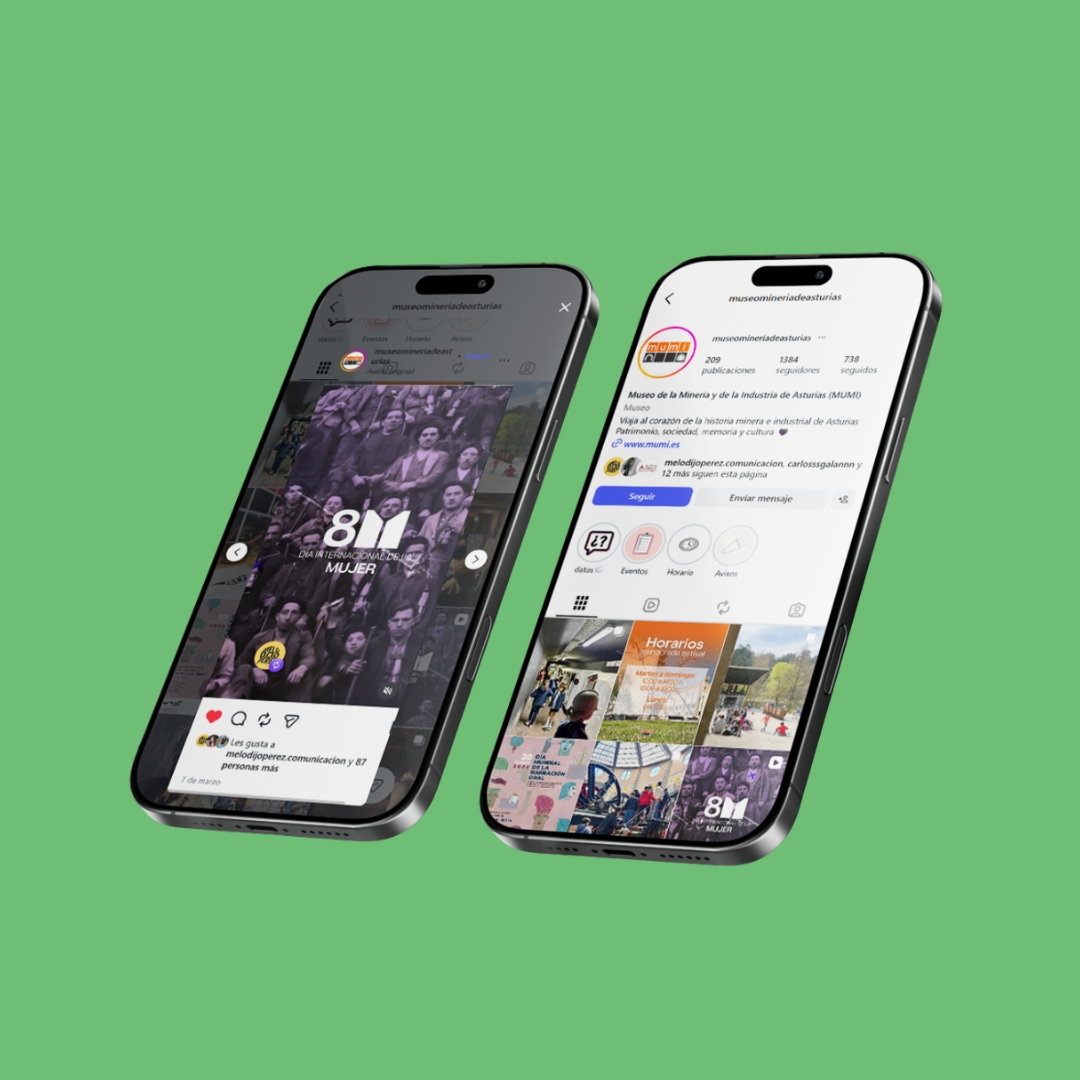 MUMI Museo de la Minería y la Industria redes sociales | Melodijopérez agencia de comunicación rural en Asturias