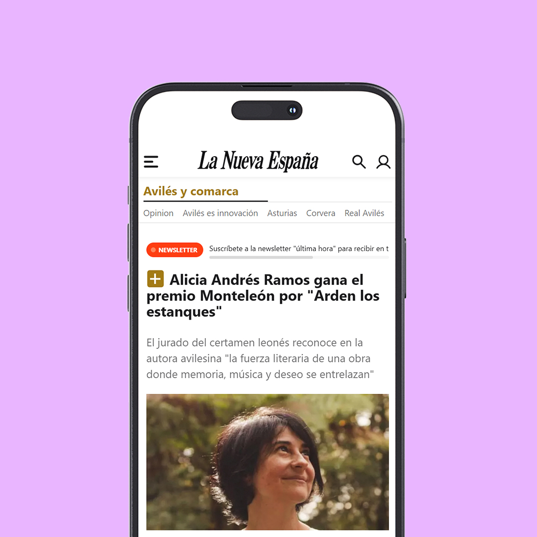 Arden los estanques Alicia Andrés Prensa Noticia | Melodijopérez agencia de comunicación rural en Asturias