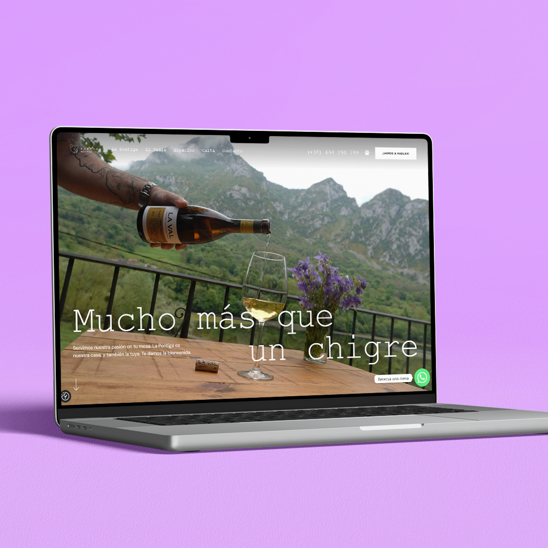 La Pontiga Gastro Chigre desarrollo web | Melodijopérez