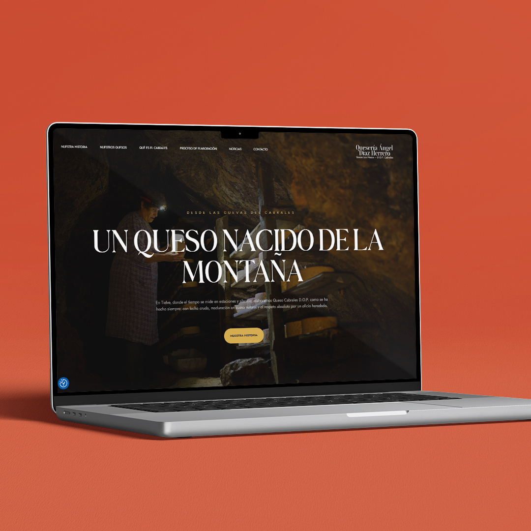 Quesería Ángel Díaz Herrero desarrollo web | Melodijopérez agencia de comunicación rural en Asturias