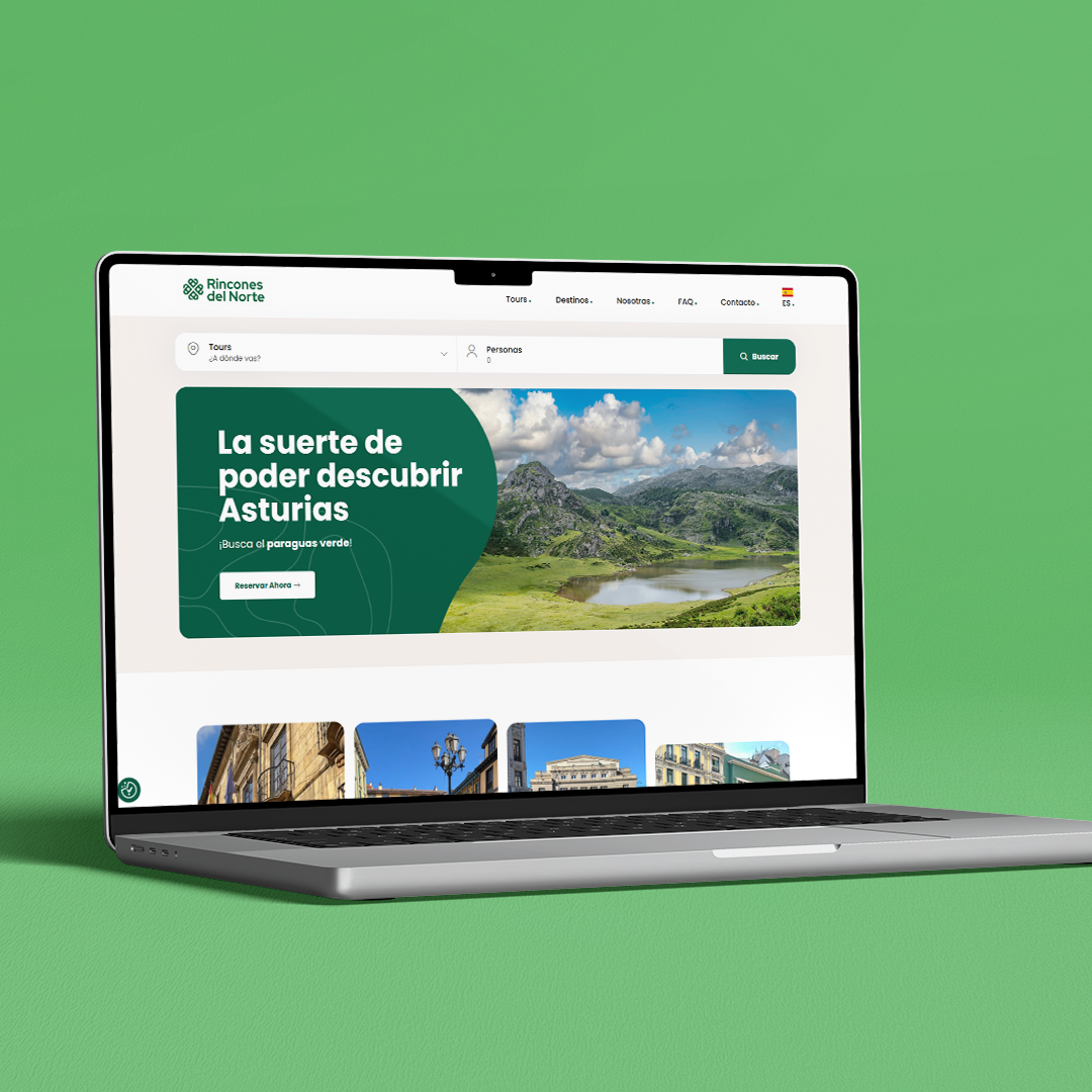 Rincones del Norte desarrollo web | Melodijopérez agencia de comunicación rural en Asturias